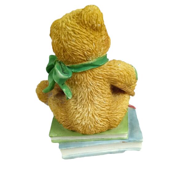 Enesco Cherished Teddies "Chalking Up Six Wishes"  6th Birthday Vintage Figurine - Picture 4 of 5